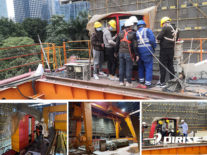 起重機龍門吊變頻器應(yīng)用案例-深圳德瑞斯低壓變頻器